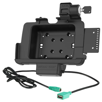 Locking RAM® Tough-Dock™ Power + Data for Zebra ET4x 8" Tablet - RAM-HOL-ZE20PDKLU