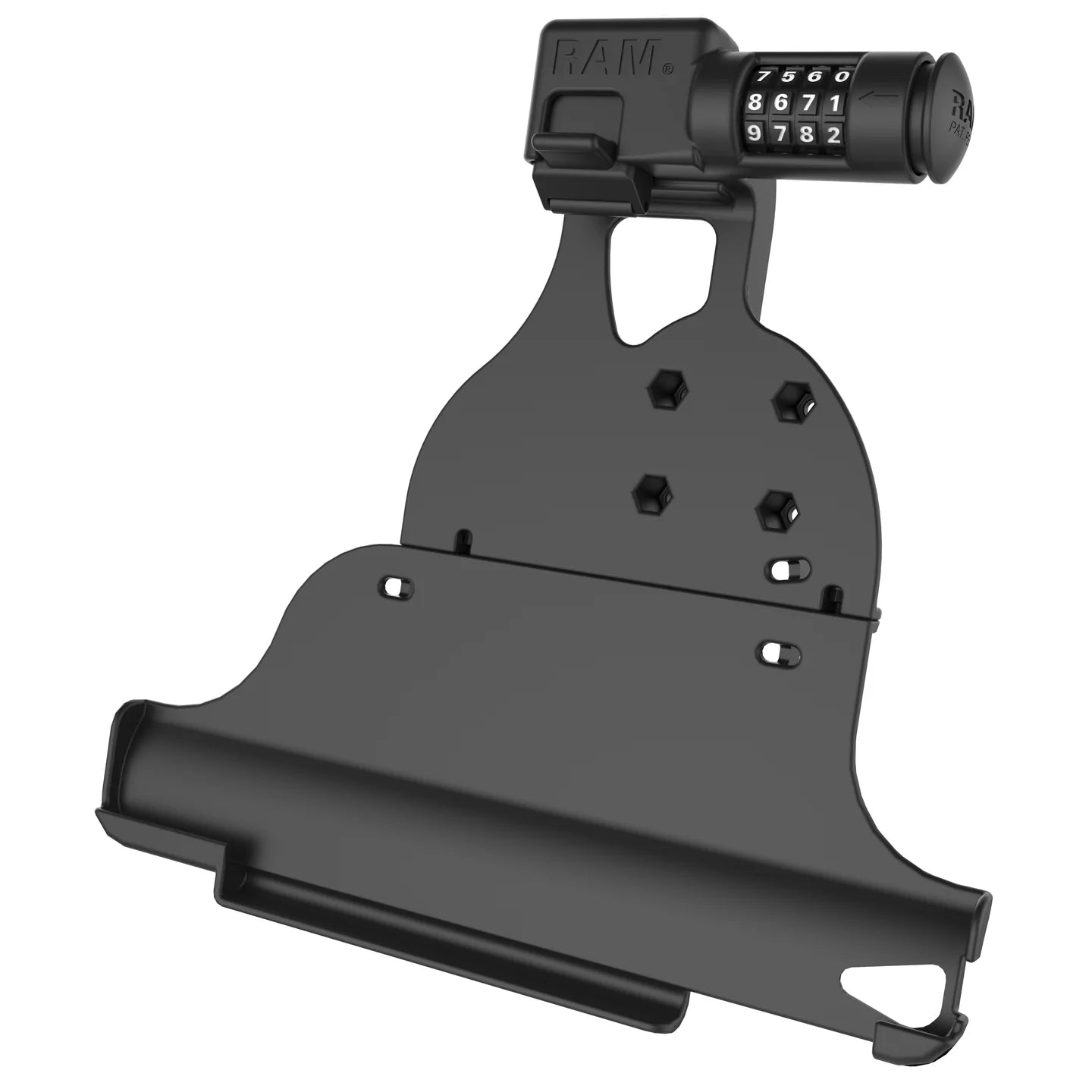 RAM® EZ-Roll'r™ Combo Locking Holder for iPad Pro 12.9 3rd - 5th Gen - RAM-HOL-AP24CLU
