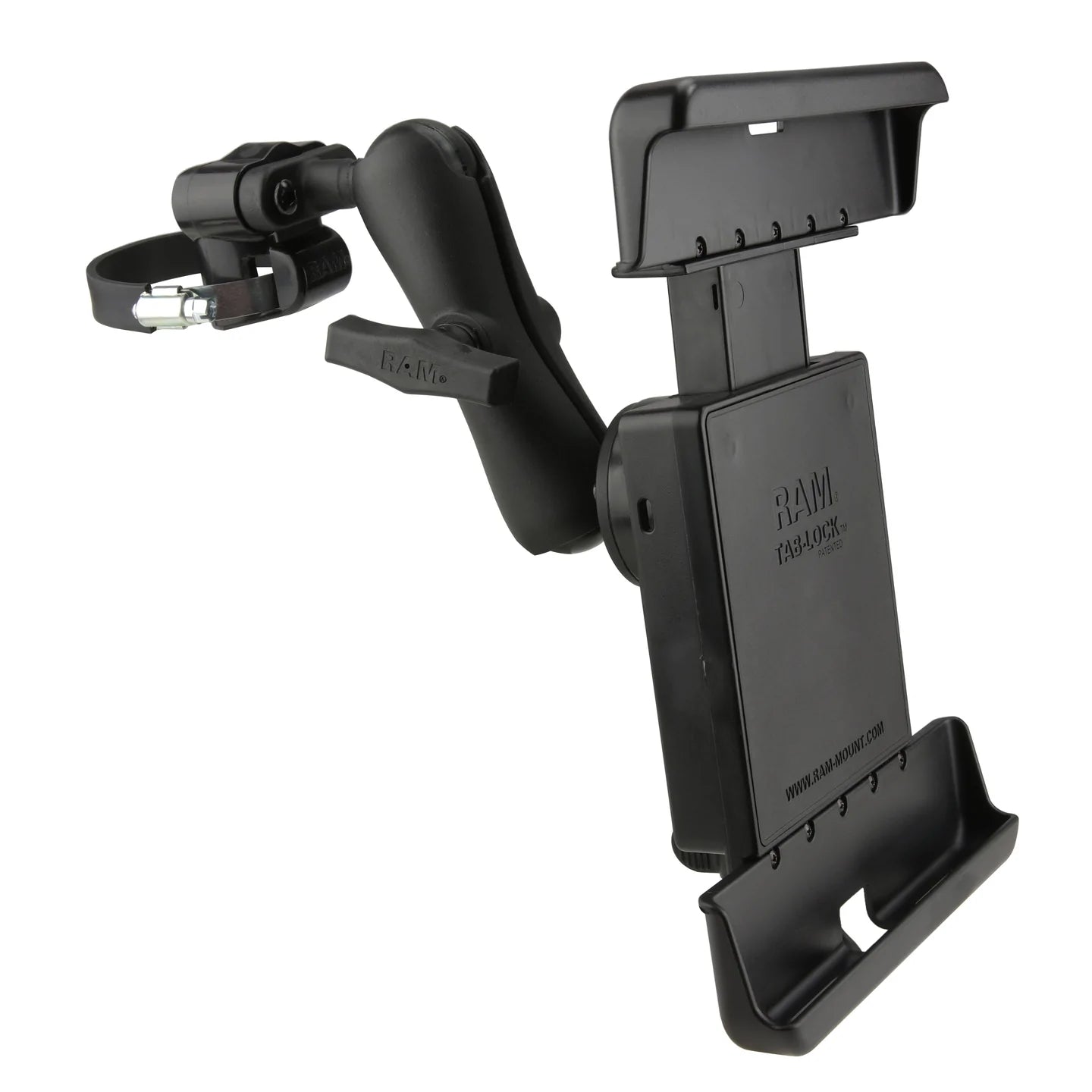RAM® ATV/UTV Rail Mount for 10" Tablets with Heavy Duty Cases - RAM-231Z-2-TABL25U