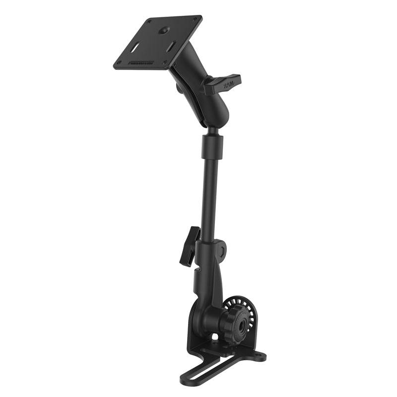 RAM® Pod HD™ Vehicle Mount with 12" Aluminum Rod and 75x75mm VESA Plate - RAM-316-HD-2461U - OC Mounts