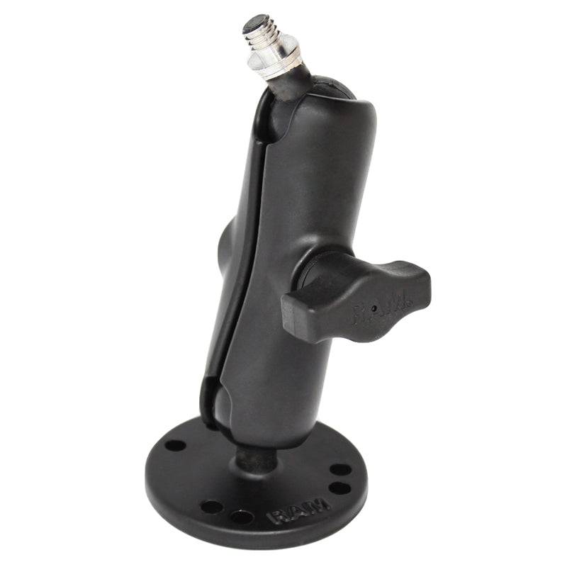 RAM® Drill-Down Double Ball Mount with 3/8"-16 Threaded Stud - RAM-B-101-236U - OC Mounts