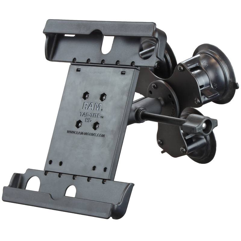 RAM® Tab-Tite™ with RAM® Twist-Lock™ Triple Suction for 9"-10.5" Tablets - RAM-333-224-1-ALA1-TAB20U - OC Mounts