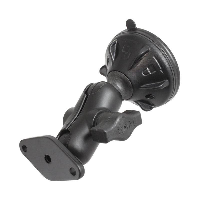 RAM® Twist-Lock™ Small Suction Cup Double Ball Mount - RAM-B-166-2-AU - OC Mounts