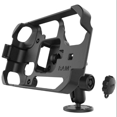 RAM® EZ-Roll'r™ Drill-Down Mount for Garmin Fleet 770, Overlander + More - RAM-B-138L-GA75LU - OC Mounts