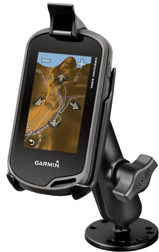 RAM® EZ-Roll'r™ Drill-Down Mount for Garmin Oregon Series + More - RAM-B-138-GA31 - OC Mounts