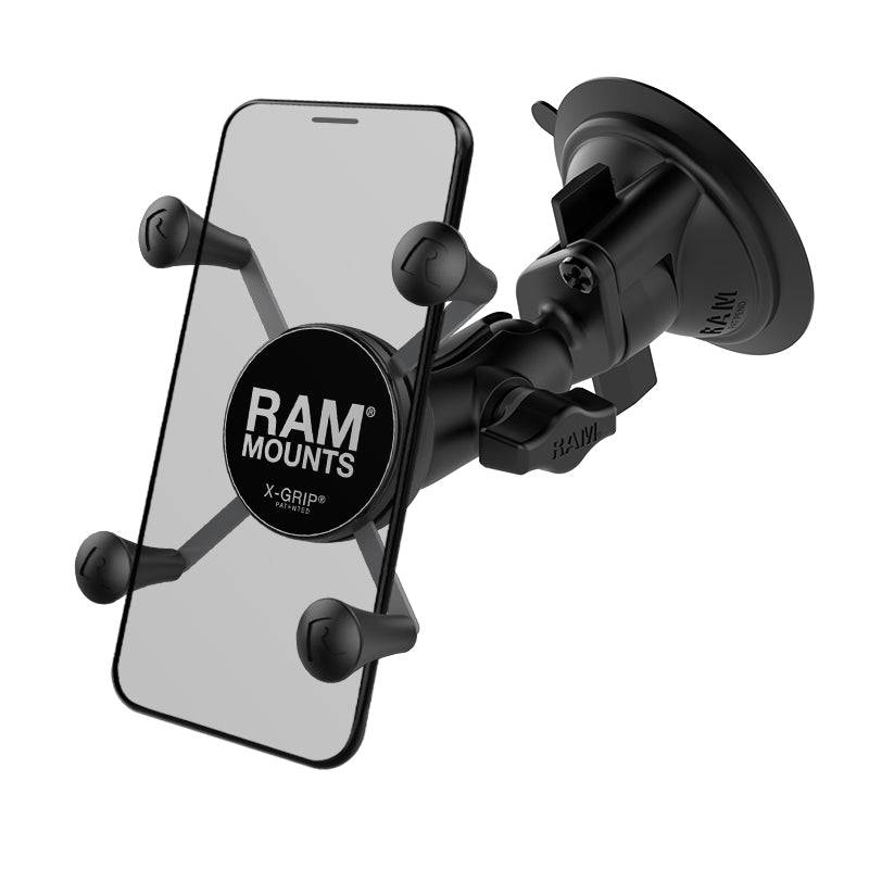 RAM® X-Grip® Phone Mount with Twist-Lock™ Suction Cup - RAM-B-166-A-UN7U - OC Mounts