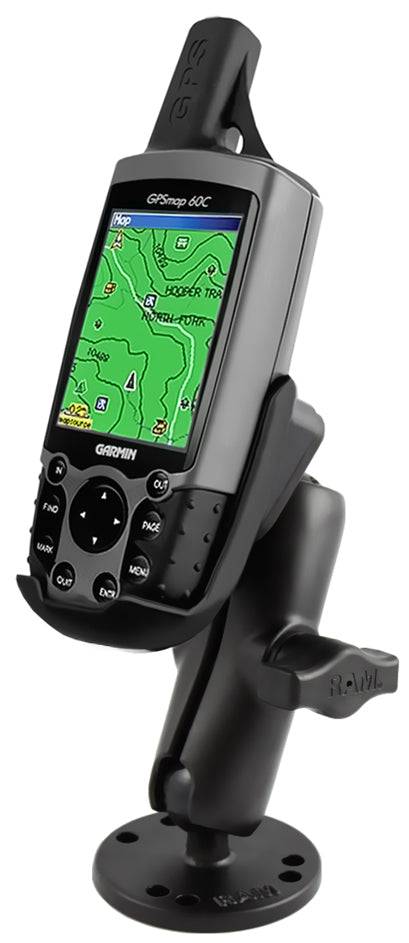 RAM® Drill-Down Mount for Garmin GPSMAP 60 Series + More - RAM-B-138-GA12U - OC Mounts