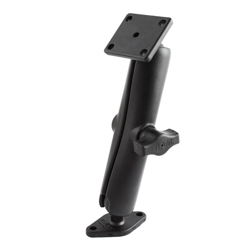 RAM® Universal Double Ball Mount with 2-Hole & 4-Hole AMPS Plates - RAM-B-140U-C - OC Mounts