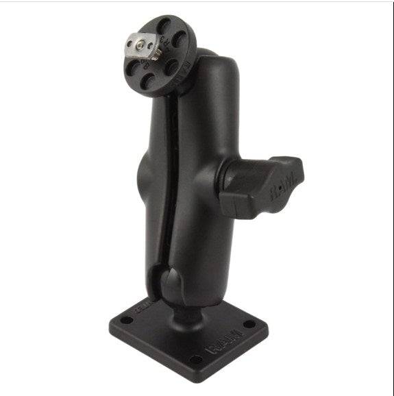 RAM® Drill-Down Double Ball Mount with Flat Panel Adapter - RAM-B-140-375U - OC Mounts