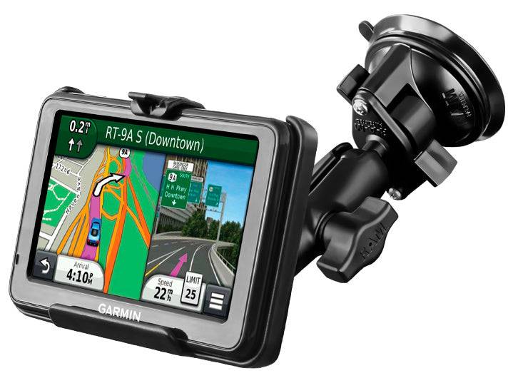 RAM® Twist-Lock™ Suction Cup Mount for Garmin nuvi 200W, 465T + More - RAM-B-166-GA25U - OC Mounts