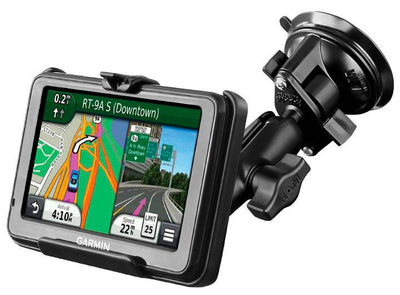 RAM® Twist-Lock™ Suction Cup Mount for Garmin nuvi 200W, 465T + More - RAM-B-166-GA25U - OC Mounts