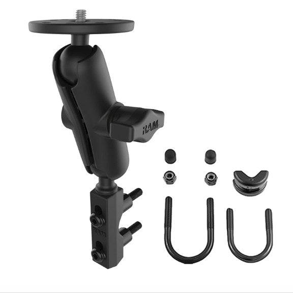 RAM® Brake/Clutch Reservoir Mount with Round Plate & 1/4"-20 Stud - RAM-B-174-202AU - OC Mounts