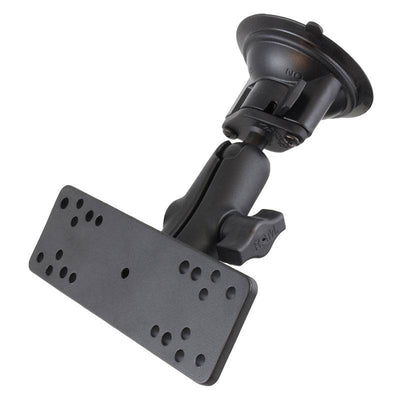 RAM® Twist-Lock™ Suction Cup Mount with Universal Electronics Plate - RAM-B-166-111U - OC Mounts