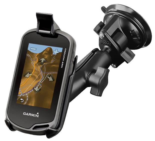 RAM® Twist-Lock™ Suction Cup Mount for Garmin Oregon 200, 750T + More - RAM-B-166-GA31 - OC Mounts