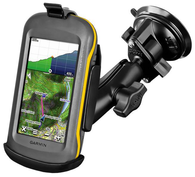 RAM® Twist-Lock™ Suction Cup Mount for Garmin Montana 600 Series - RAM-B-166-GA46 - OC Mounts