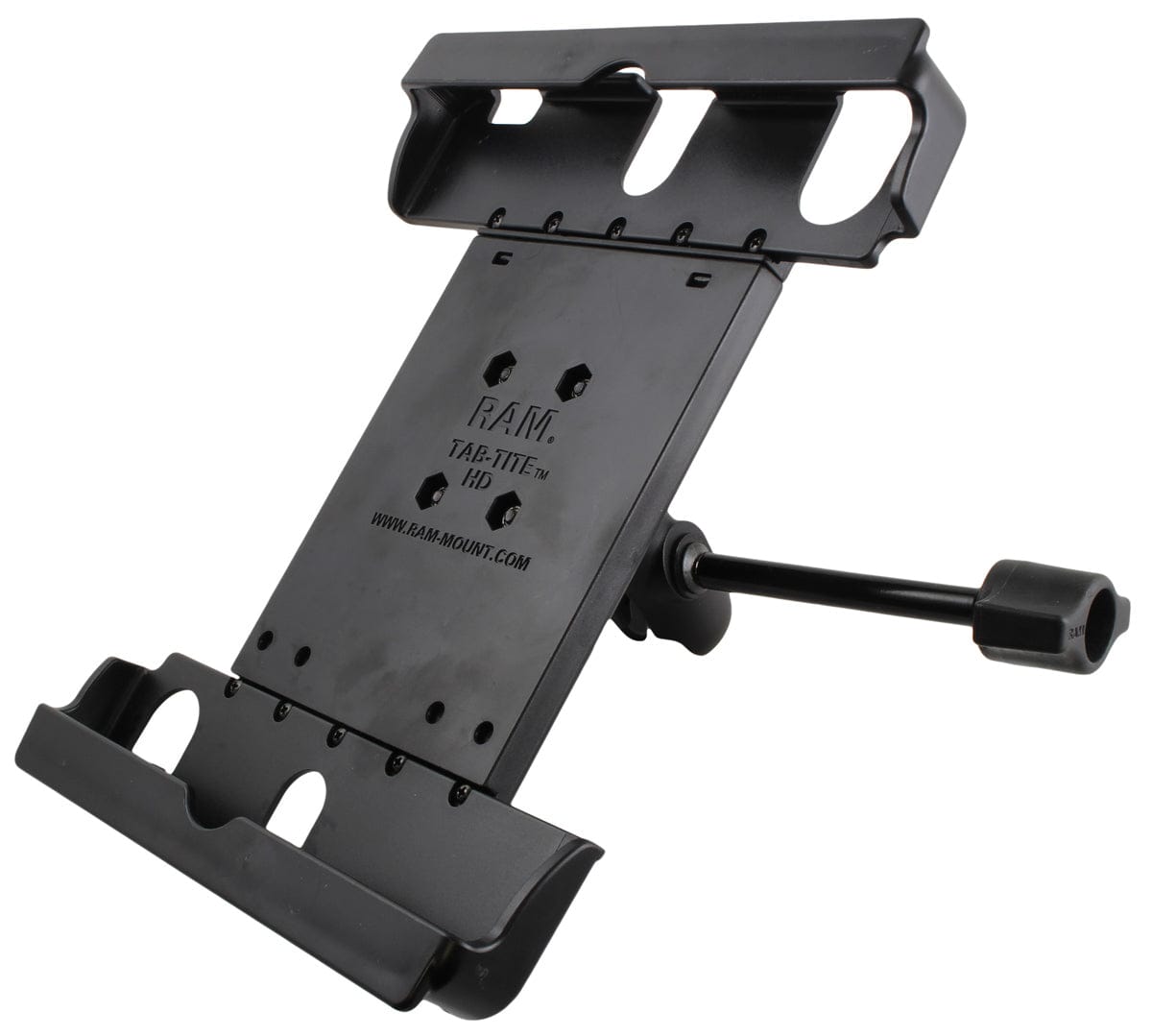 RAM® Tab-Tite™ Holder for 9"-10.5" Tablets with Cases and Retention Arm - RAM-HOL-TAB20-B-201-A-ALA1-KRU - OC Mounts