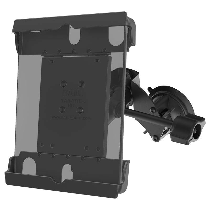 RAM® Tab-Tite™ with RAM Twist-Lock Dual Suction for 9"-10.5" Tablets - RAM-B-189-A-TAB20-ALA1-KRU - OC Mounts
