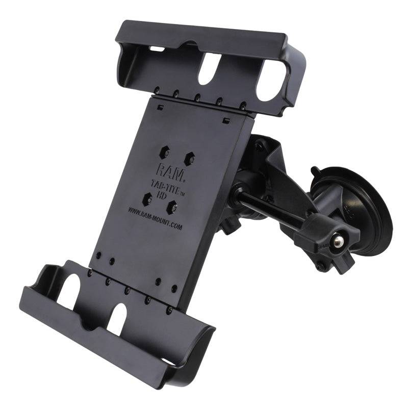 RAM® Tab-Tite™ with RAM Twist-Lock Dual Suction for 9"-10.5" Tablets - RAM-B-189-A-TAB20-ALA1-KRU - OC Mounts