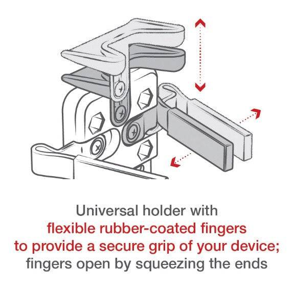RAM® Finger-Grip™ Universal Mount with Brake/Clutch Reservoir Base - RAM-B-174-UN4U - OC Mounts