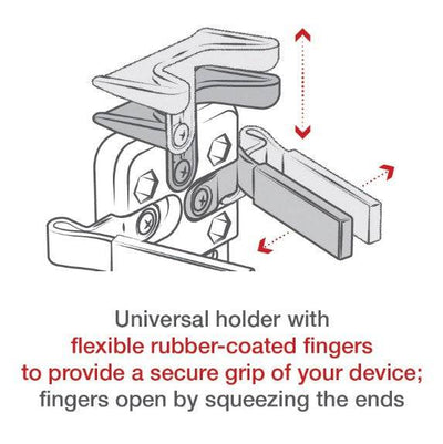 RAM® Finger-Grip™ Universal Mount with Brake/Clutch Reservoir Base - RAM-B-174-UN4U - OC Mounts