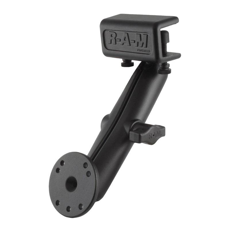 RAM® Glare Shield Clamp Mount with Round Plate - RAM-B-177-C-202 - OC Mounts