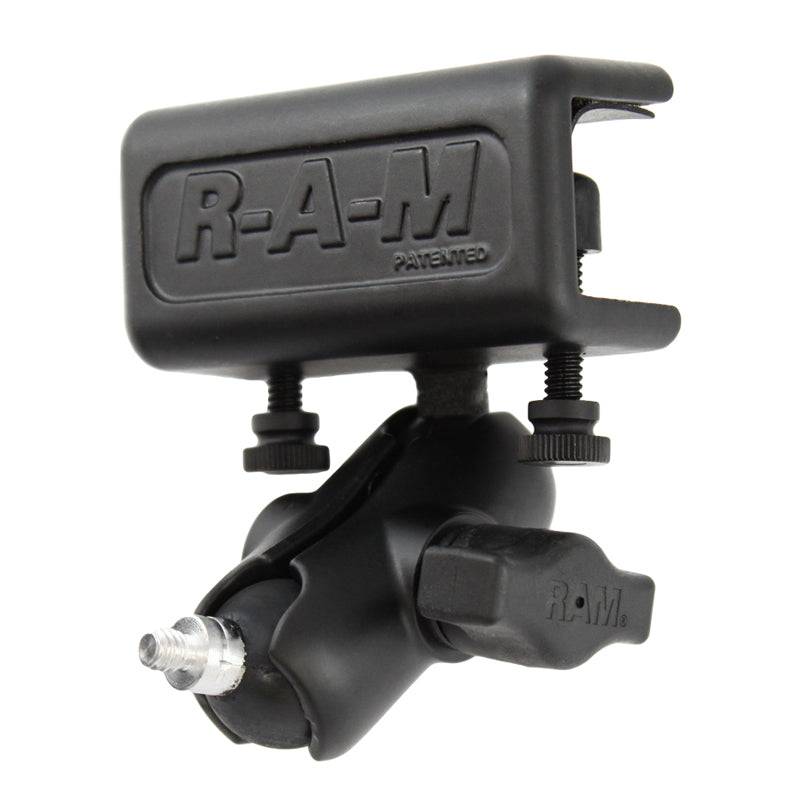 RAM® Glare Shield Clamp Double Ball Mount with 1/4"-20 Threaded Stud - RAM-B-177-237 - OC Mounts