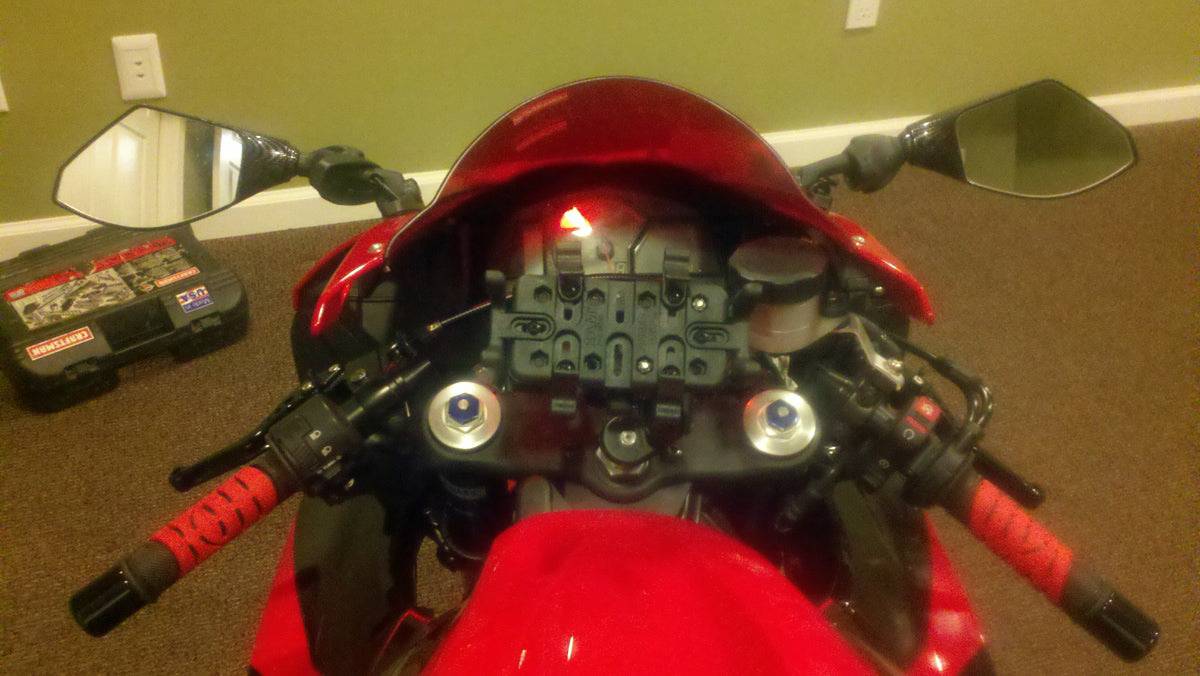 RAM® Fork Stem Mount with RAM® Finger-Grip™ GPS/Radio Holder - RAM-B-176-UN4U - OC Mounts