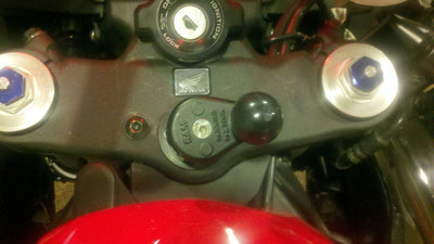 RAM® Fork Stem Mount with RAM® Finger-Grip™ GPS/Radio Holder - RAM-B-176-UN4U - OC Mounts