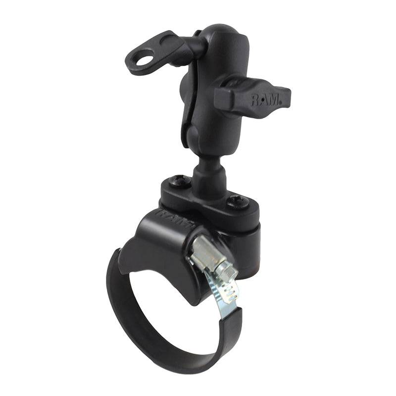 RAM® ATV/UTV Double Ball Rail Mount with 9mm Angled Bolt Head Adapter - RAM-B-180-A-231Z-2NUBU - OC Mounts