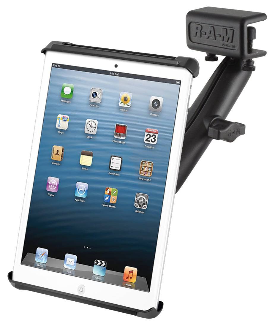 RAM® Tab-Tite™ With Glare Shield Clamp Mount For 7" Tablets - RAM-B-177 ...