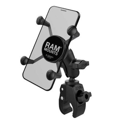 RAM® X-Grip® Phone Mount with RAM® Tough-Claw™ Small Clamp Base - RAM-B-400-A-HOL-UN7BU - OC Mounts