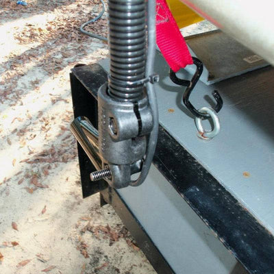 RAM® Transducer Mount with 18" Aluminum Rod and 2" x 2.5" Base - RAM-B-316-18-TRA1-202-225 - OC Mounts