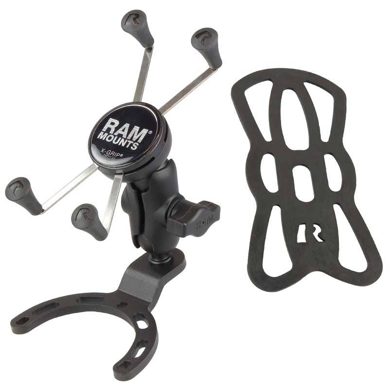 RAM® X-Grip® Large Phone Mount with Small Gas Tank Base - RAM-B-410-A-UN10BU - OC Mounts