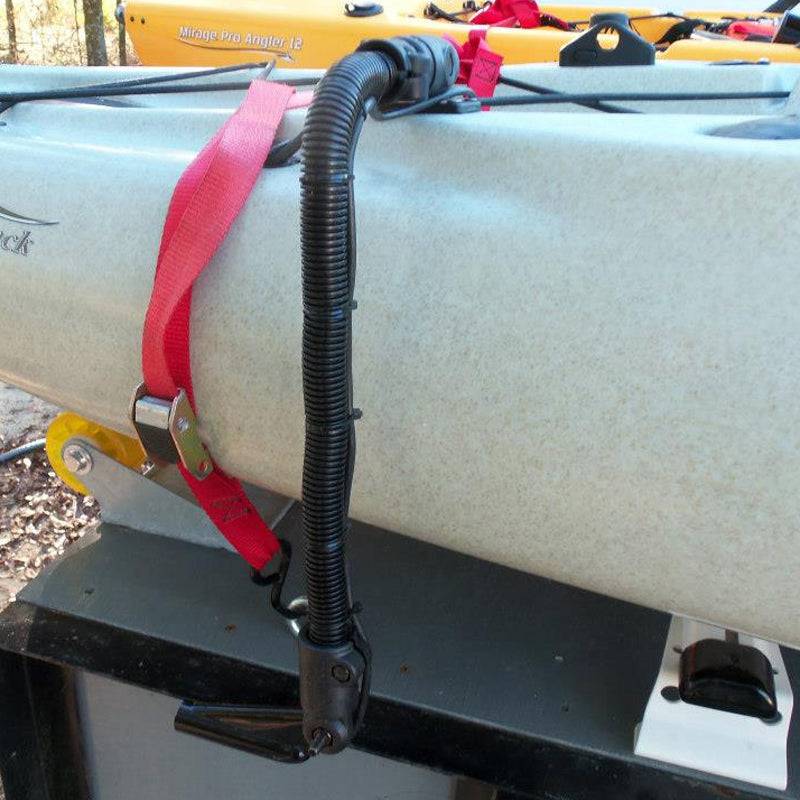 RAM® Transducer Mount with 18" Aluminum Rod and 2" x 2.5" Base - RAM-B-316-18-TRA1-202-225 - OC Mounts