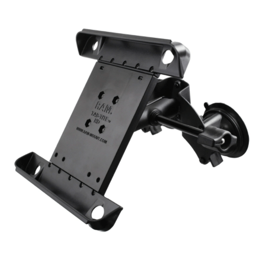 RAM® Tab-Tite™ with RAM® Twist-Lock™ Dual Suction for iPad Gen 1-4 - RAM-B-189-TAB3-ALA1-KRAU - OC Mounts