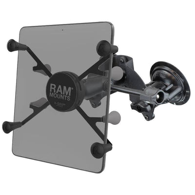 RAM® X-Grip® with RAM® Twist-Lock™ Dual Suction for 7"-8" Tablets - RAM-B-189-UN8-ALA1-KRU - OC Mounts