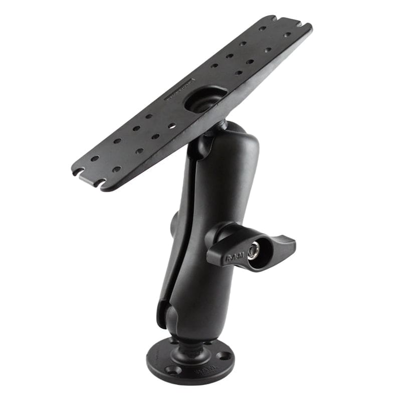RAM® Large Marine Electronics Mount with Jam Nut - RAM-D-111-MIU - OC Mounts