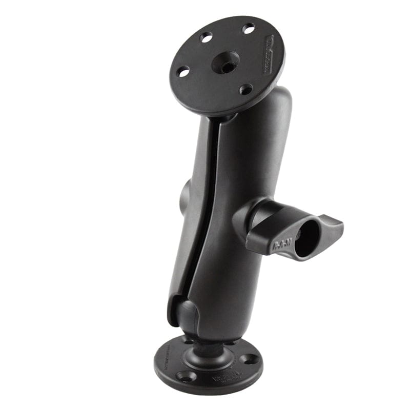 RAM® Universal Double Ball Mount with Two Large Round Plates - RAM-D-101U - OC Mounts