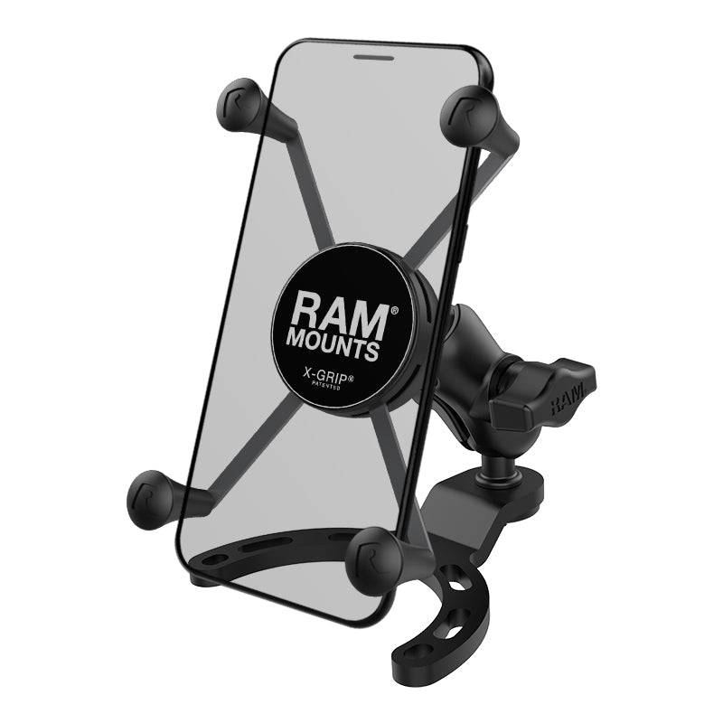 RAM® X-Grip® Large Phone Mount with Small Gas Tank Base - RAM-B-410-A-UN10BU - OC Mounts