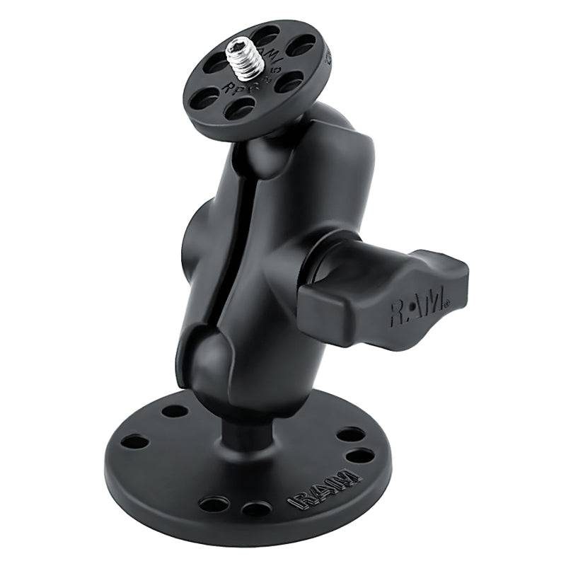 RAM® Drill-Down Mount with 1/4"-20 Threaded Camera Adapter - RAM-B-202-A-366U - OC Mounts