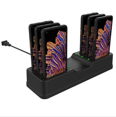 RAM® 6-Port Charging Dock for Samsung XCover Pro - RAM-DOCK-6G-SAM59PU - OC Mounts