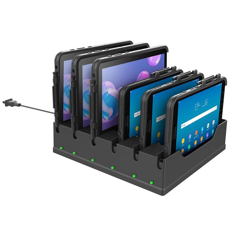 RAM® 6-Port Dock for Tab Active3, 2 & Pro with OtterBox uniVERSE - RAM-DOCK-6G8P-OT1U - OC Mounts