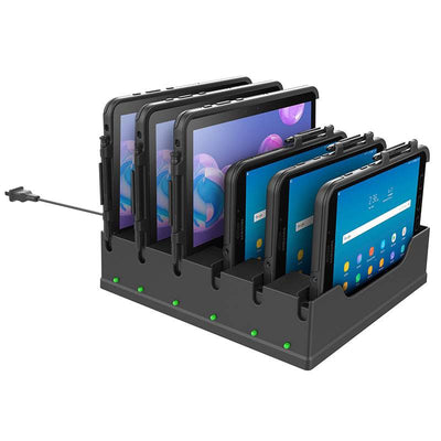 RAM® 6-Port Dock for Tab Active3, 2 & Pro with OtterBox uniVERSE - RAM-DOCK-6G8P-OT1U - OC Mounts