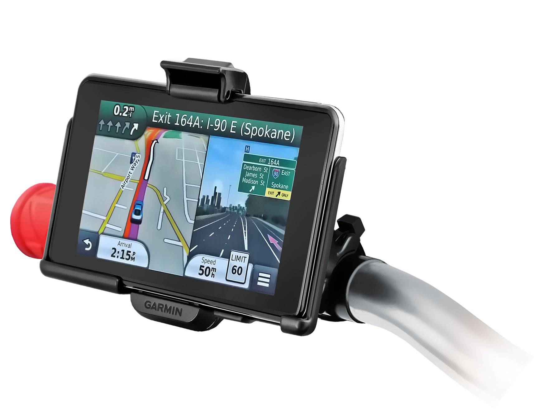 RAM® EZ-On/Off™ Bicycle Mount for Garmin nuvi 3450, 3790LMT + More - RAP-274-1-GA39 - OC Mounts