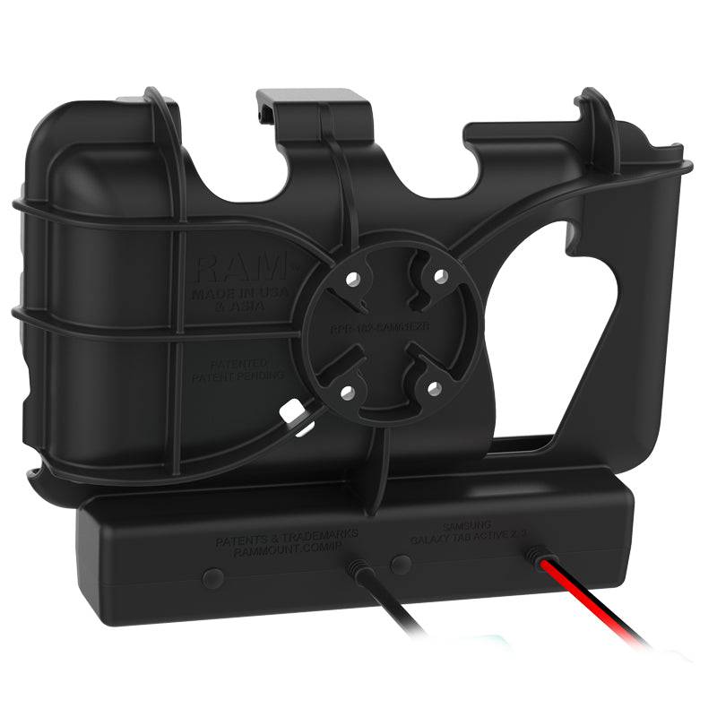 RAM® Power + Data Dock for Tab Active3 & 2 with Speaker Box - RAM-HOL-SAM61PDU - OC Mounts