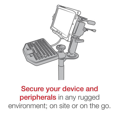 IntelliSkin® Next Gen for Samsung Tab Active2 - RAM-GDS-SKIN-SAM62-NG - OC Mounts