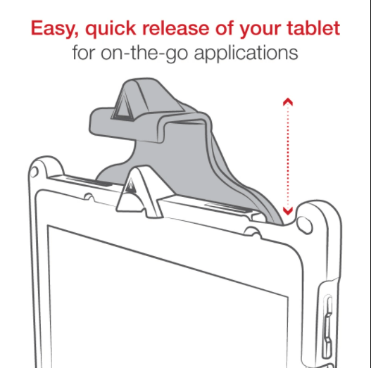 GDS® Type-C Vehicle Dock for IntelliSkin® Next Gen Tablets - RAM-GDS-DOCKL-V9-OMT1U - OC Mounts