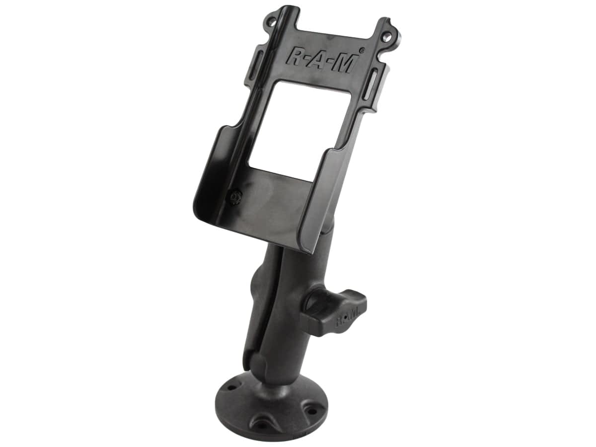 RAM® Composite Drill-Down Mount with Universal Belt Clip Cradle - RAP-B-138-BC1U - OC Mounts