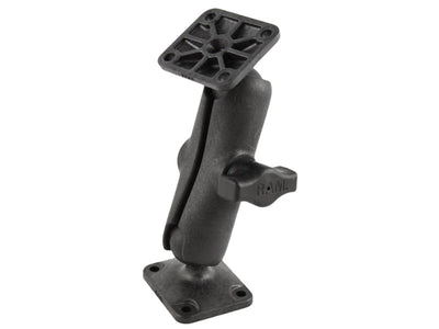 RAM® Composite Drill-Down Double Ball Mount with Rectangle AMPS Plates - RAP-B-141U - OC Mounts