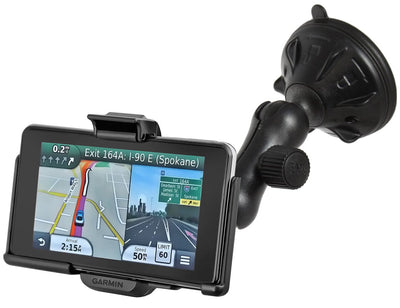 RAM® Twist-Lock™ Low Profile Suction Mount for Garmin nuvi 3450 + More - RAP-B-166-2-GA39U - OC Mounts